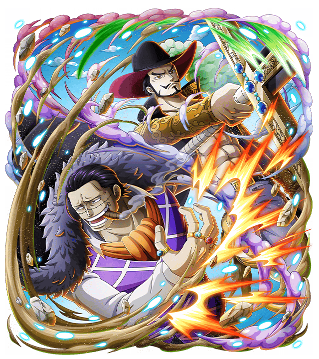 One Piece Treasure Cruise Artworks Crocodile Mihawk