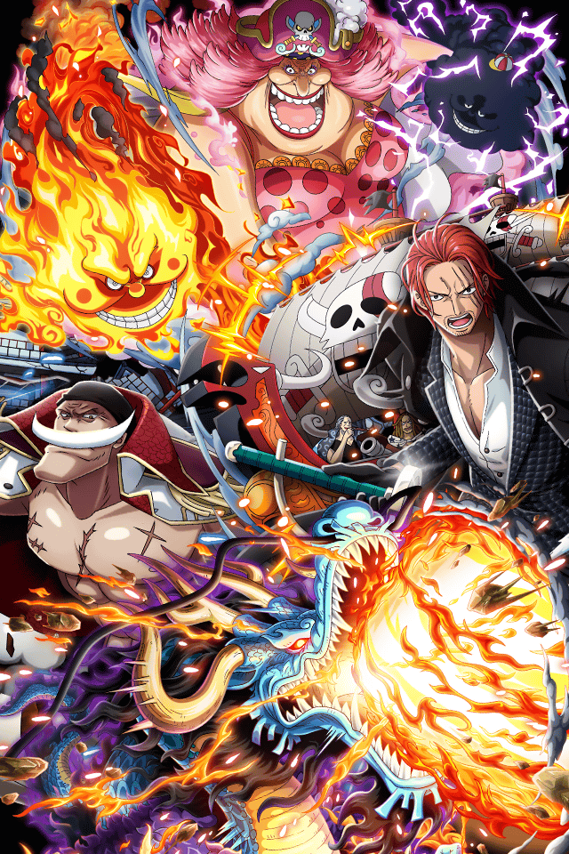 One Piece Treasure Cruise Artworks Barbe Blanche Linlin Kaido Shanks