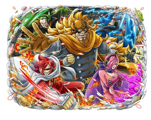 One Piece Treasure Cruise Artworks Judge Ichiji Niji Yonji Reiju