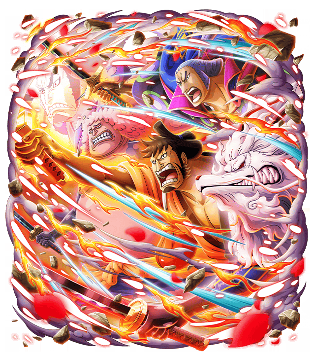 One Piece Treasure Cruise Artworks Kinemon Denjiro Ashura Caborage