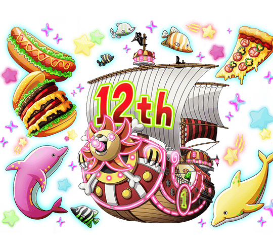 One Piece Treasure Cruise Artworks Thousand Sunny - 12th Anniversary Special Model
