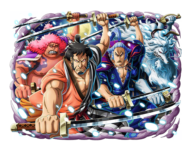 One Piece Treasure Cruise Artworks Kinemon Denjiro Ashura Caborage