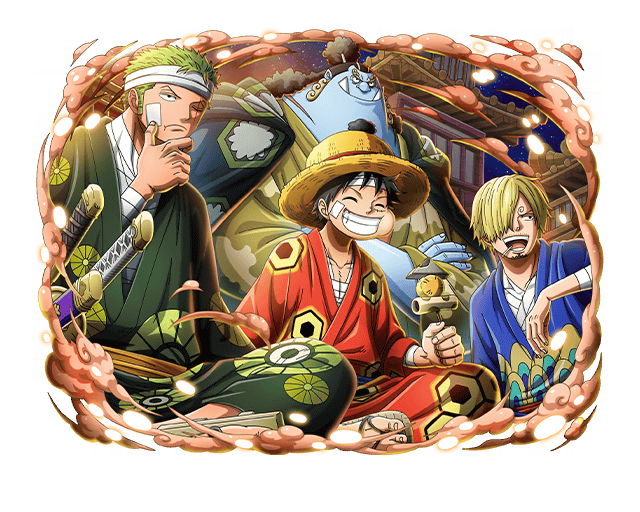 One Piece Treasure Cruise Artworks Luffy Zoro Sanji Jinbe