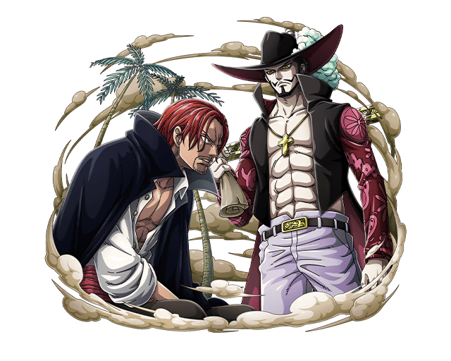 One Piece Treasure Cruise Artworks Shanks Mihawk