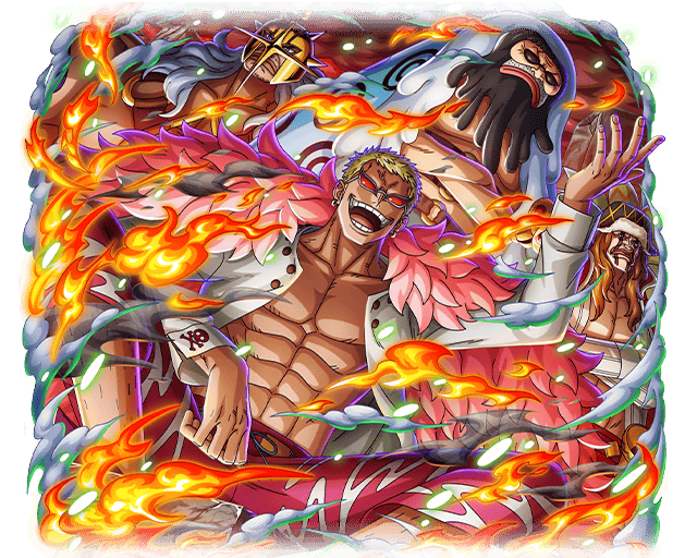 One Piece Treasure Cruise Artworks Doflamingo Trebol Diamante Pica