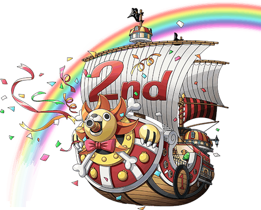 One Piece Treasure Cruise Artworks Thousand Sunny - 2nd Anniversary Model