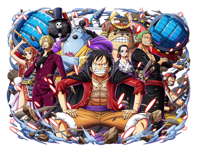 One Piece Treasure Cruise Artworks Luffy Zoro Nami Usopp Sanji Chopper Robin Franky Brook Jinbe