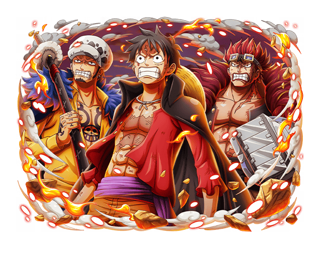 One Piece Treasure Cruise Artworks Luffy Law Kidd