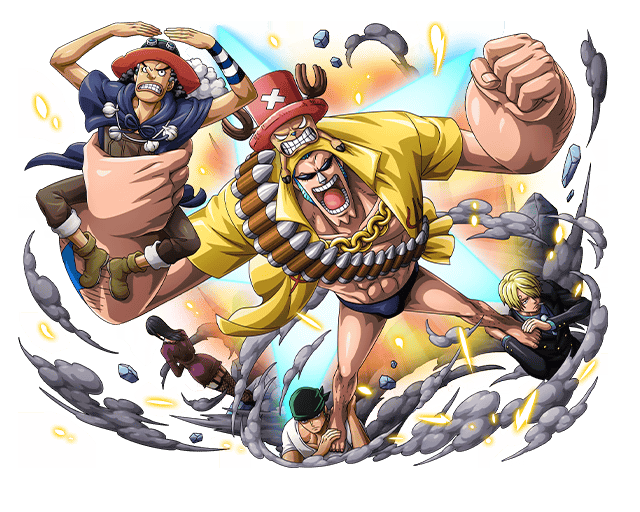 One Piece Treasure Cruise Artworks Chopper Franky Sanji Zoro Usopp