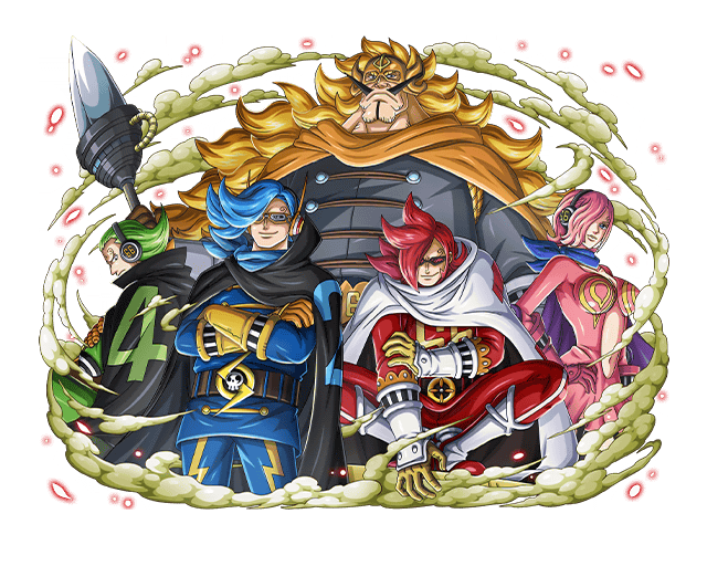 One Piece Treasure Cruise Artworks Judge Ichiji Niji Yonji Reiju