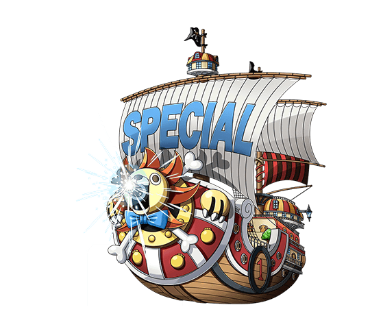 One Piece Treasure Cruise Artworks Thousand Sunny - Special Anniversary Model