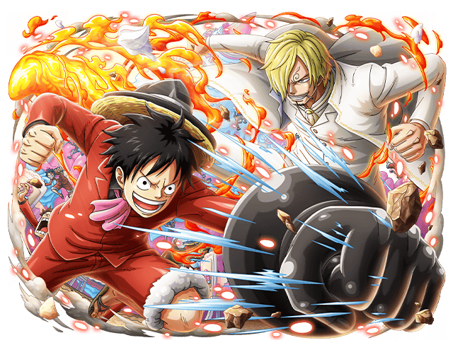 One Piece Treasure Cruise Artworks Luffy Sanji