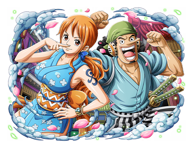 One Piece Treasure Cruise Artworks Nami Usopp