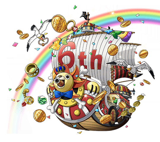 One Piece Treasure Cruise Artworks Thousand Sunny - 6th Anniversary Special Model