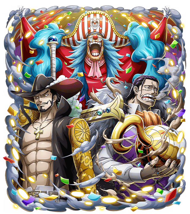 One Piece Treasure Cruise Artworks Baggy Crocodile Mihawk