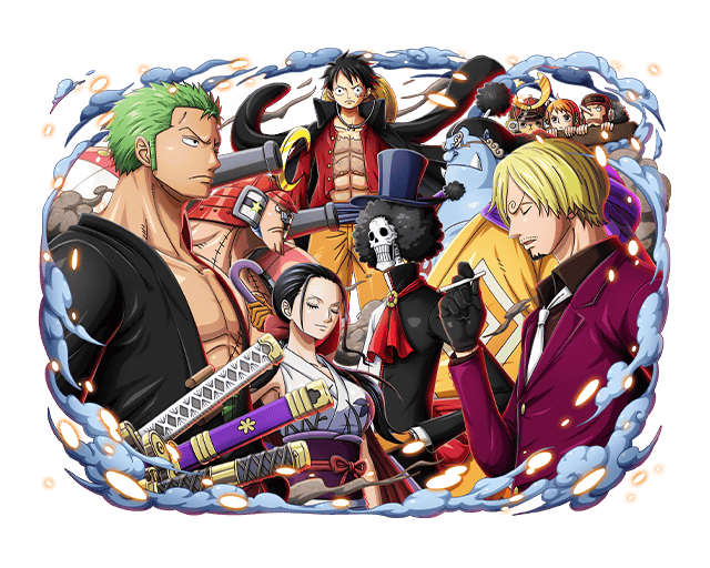 One Piece Treasure Cruise Artworks Luffy Zoro Nami Usopp Sanji Chopper Robin Franky Brook Jinbe