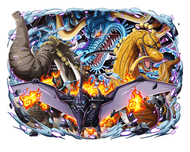 One Piece Treasure Cruise Artworks Kaido Alber Queen Jack