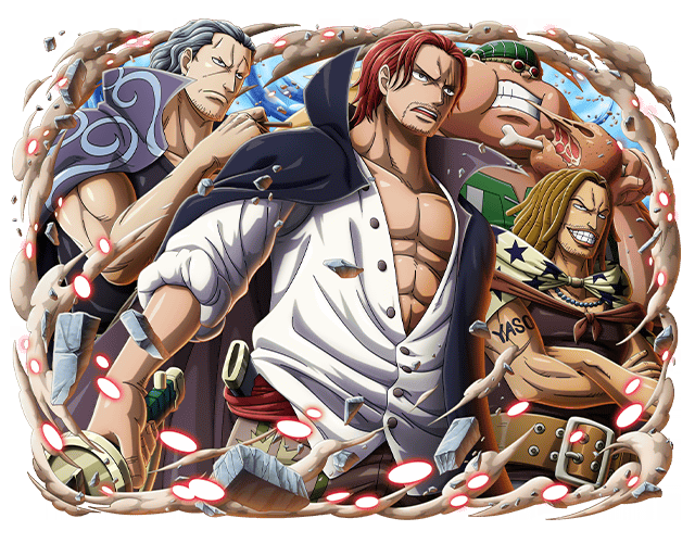 One Piece Treasure Cruise Artworks Shanks Beckmann Lucky Roo Yasopp