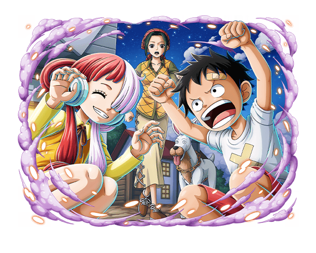 One Piece Treasure Cruise Artworks Makino Luffy UtaRed