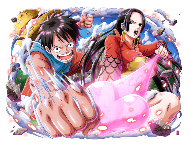 One Piece Treasure Cruise Artworks Luffy Hancock