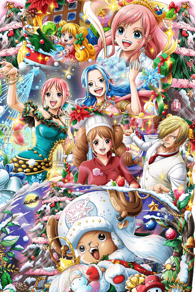 One Piece Treasure Cruise Artworks Sanji Chopper Pudding Vivi Rebecca Manshelly Shirahoshi