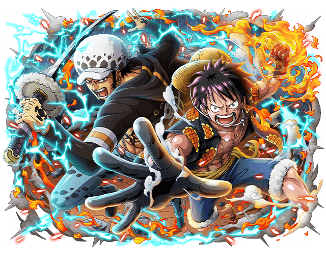 One Piece Treasure Cruise Artworks Luffy Law