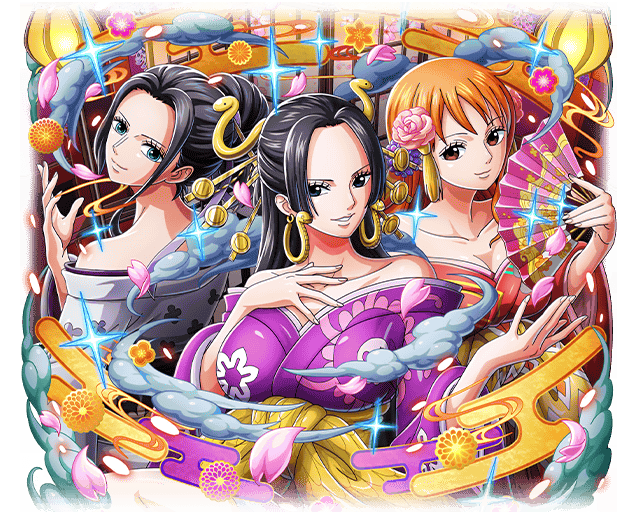 One Piece Treasure Cruise Artworks Hancock Nami Robin