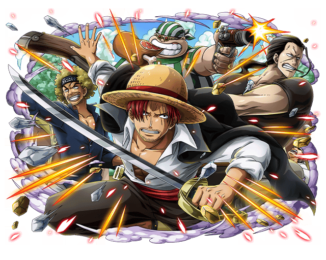 One Piece Treasure Cruise Artworks Shanks Beckmann Lucky Roo Yasopp